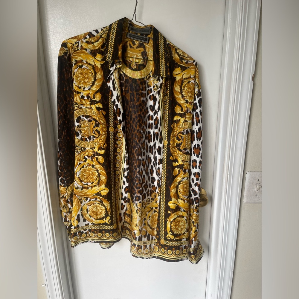 Versace Baroque Silk Shirt. Classic and rare for collectors.